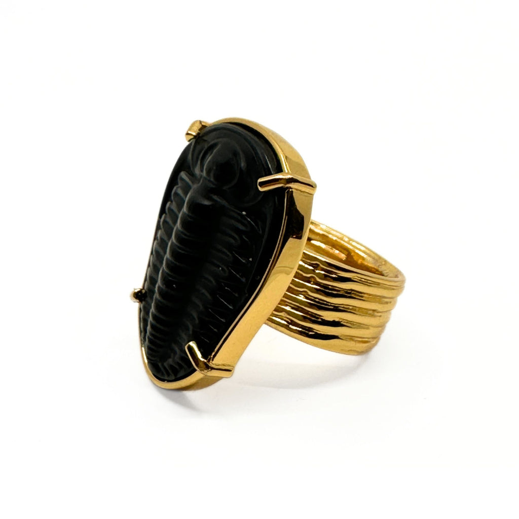 Elena Estaun anillo trilobite A