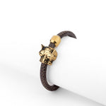 Pulsera Cabeza Jaguar Mini con Tuerca