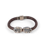 Pulsera Caparazón Tortuga Twin Print Gris