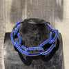 Elastic Chain Necklace Azul