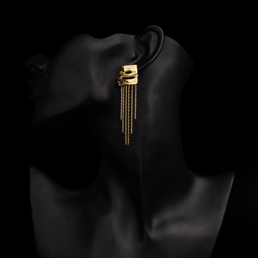 Pendientes Ignea Waterfall Aurum