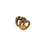 Anillo 4 Cabezas Serpiente