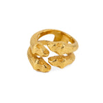 Anillo 4 Cabezas Serpiente Mini