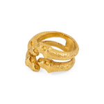 Anillo 4 Cabezas Serpiente Mini