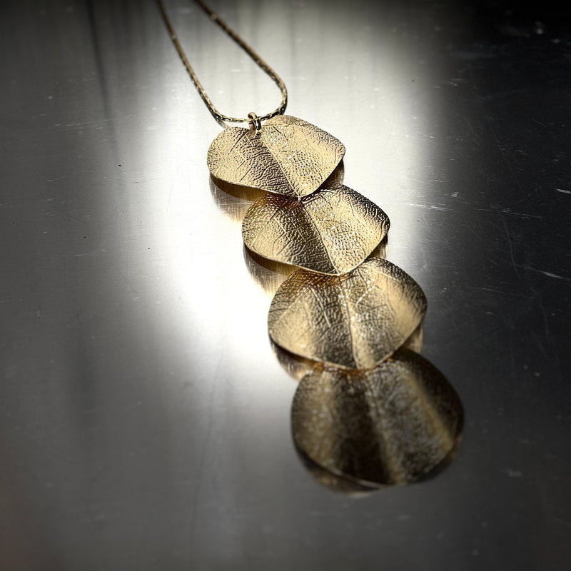 Leaf Waterfall Necklace