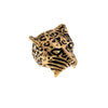 Anillo jaguar dorado y negro