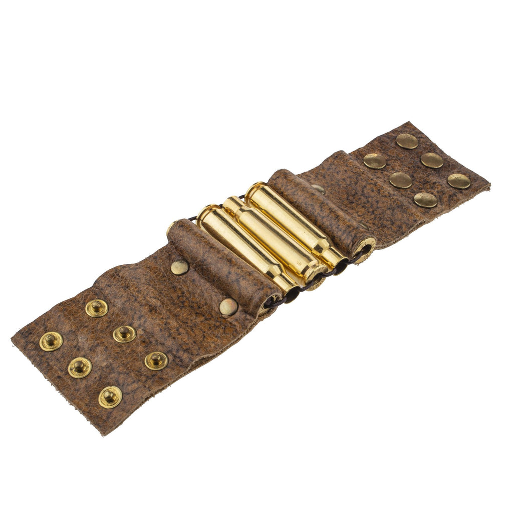 Bullets Leather Bracelet